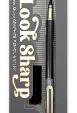 Snifty Look Sharp Pencil & Eraser Set  GRAY