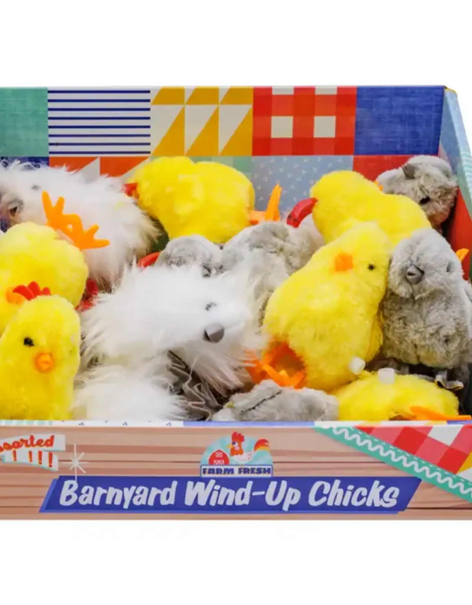 Toysmith Farm Fresh Barnyard Wind-Up Chicks