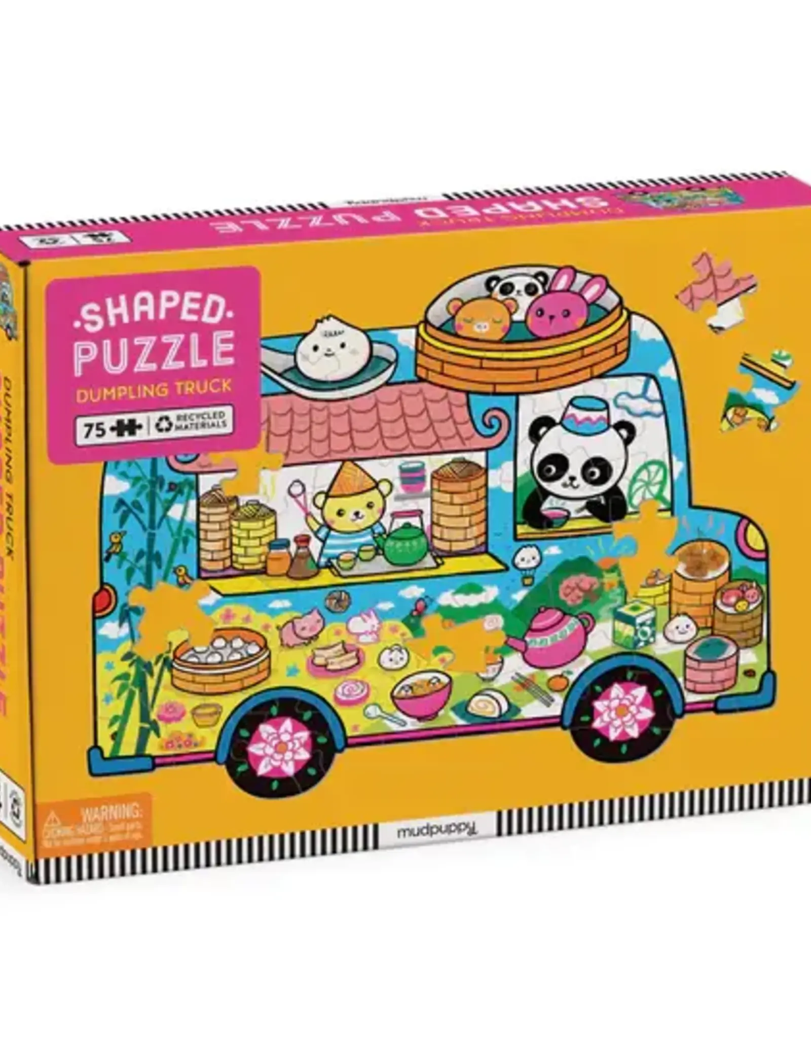 Chronicle Books 75pc Puzzle: Shaped Scene Dumpling Truck