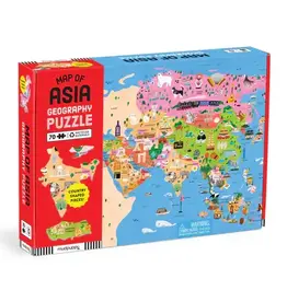 Chronicle Books 70pc Puzzle: Map of Asia