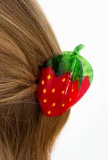 Jenny Lemons Midi Hair Claw Clip: Red Strawberry
