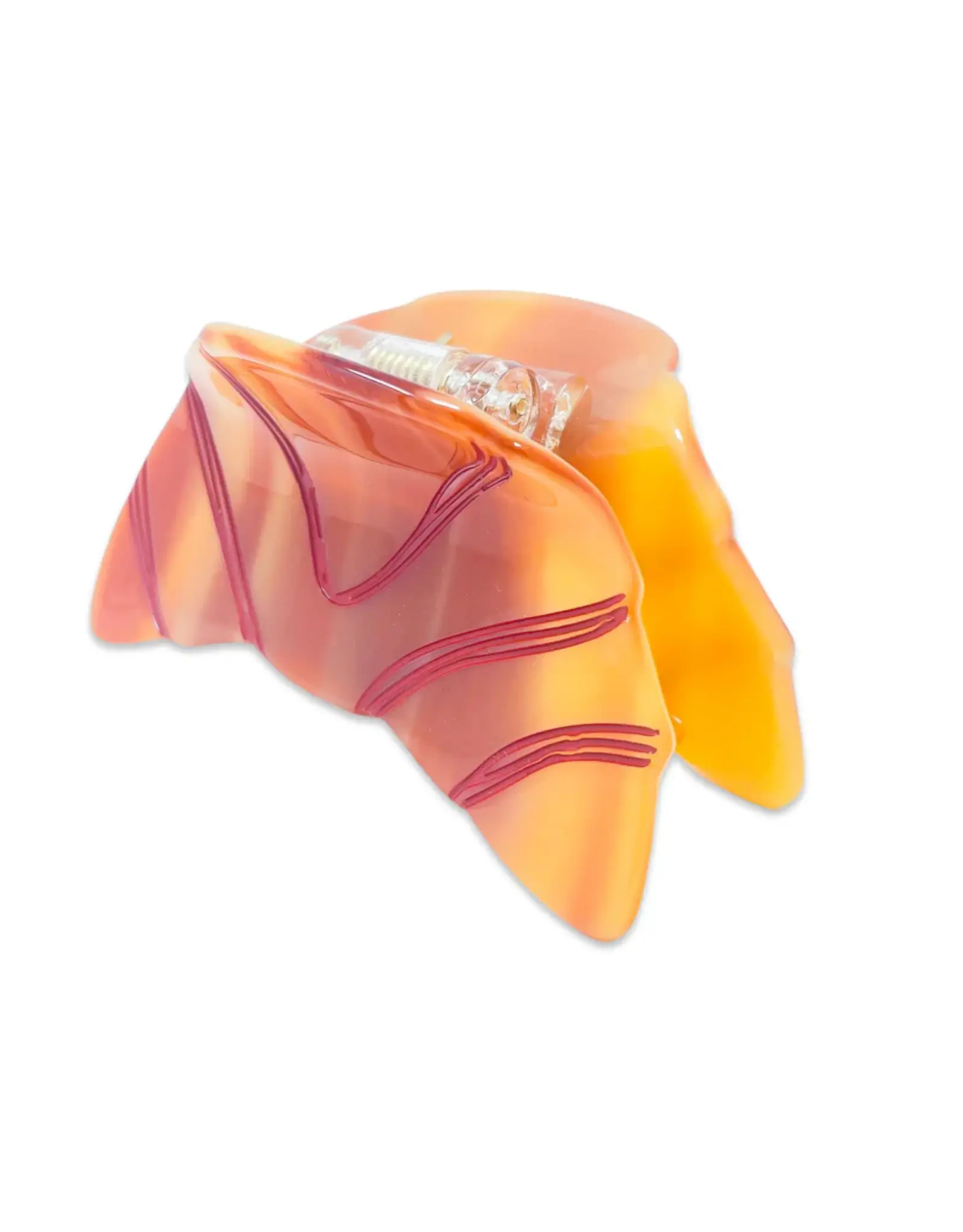 Jenny Lemons Mini Hair Claw Clip: Croissant