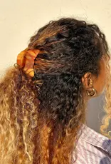 Jenny Lemons Mini Hair Claw Clip: Croissant