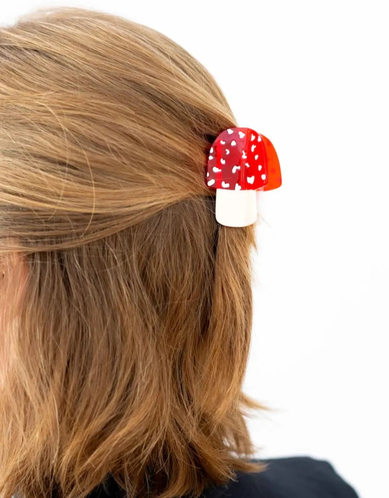 Jenny Lemons Mini Hair Claw Clip: Mushroom