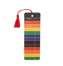 Out of Print Bookmark: Library Card Pride