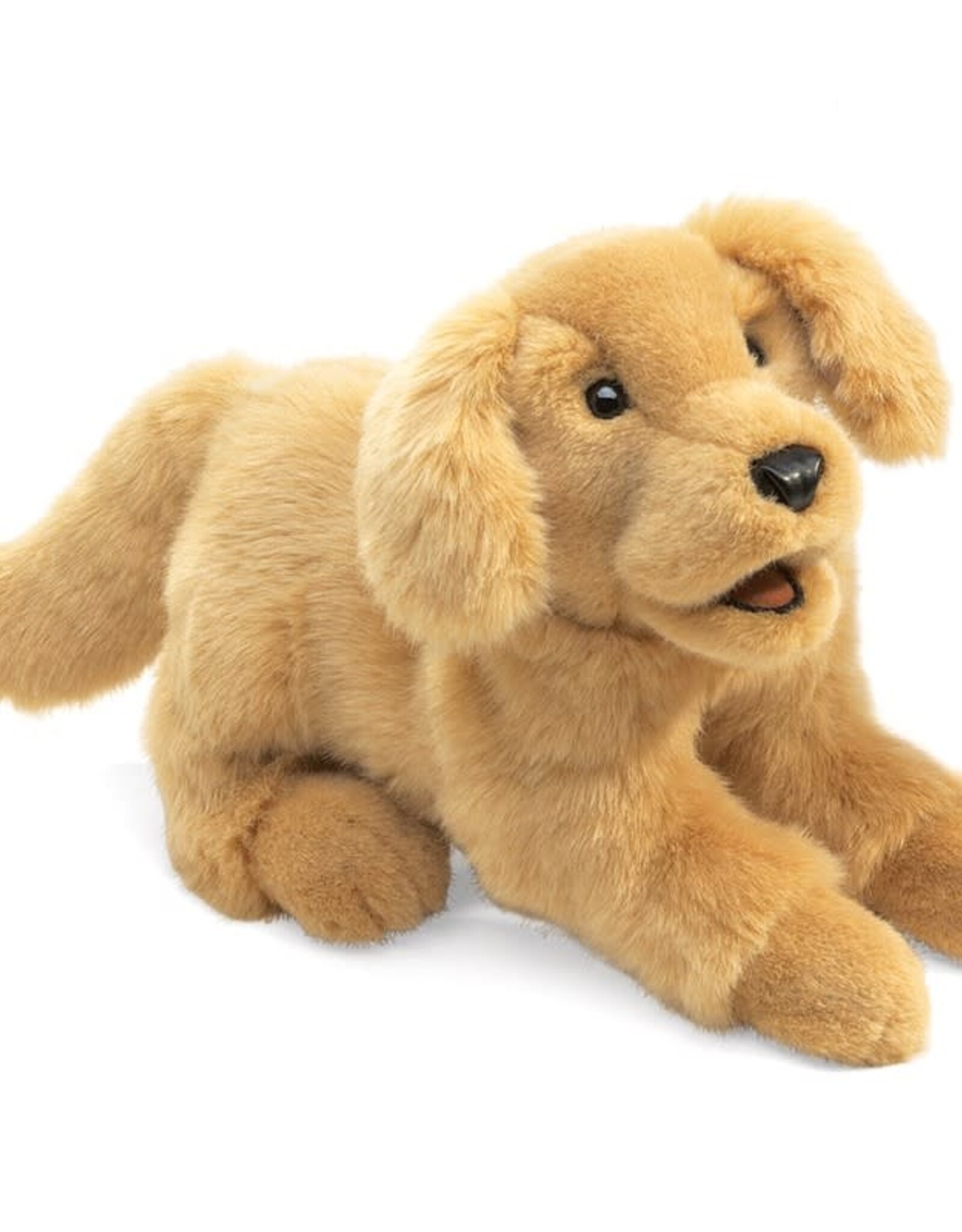 Folkmanis Puppet: Golden Retriever Puppy
