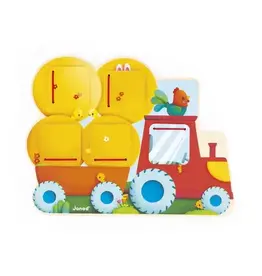 Janod Farm Seek-and-Find Tractor