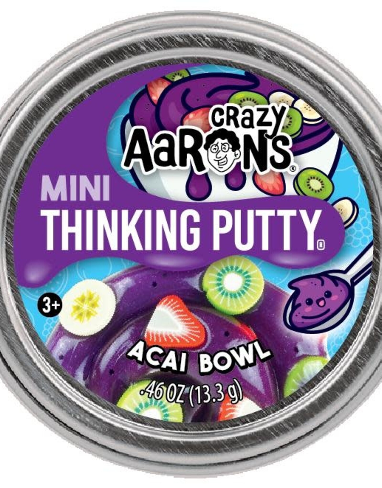 Crazy Aaron's Putty World Mini Tin 2": Acai Bowl