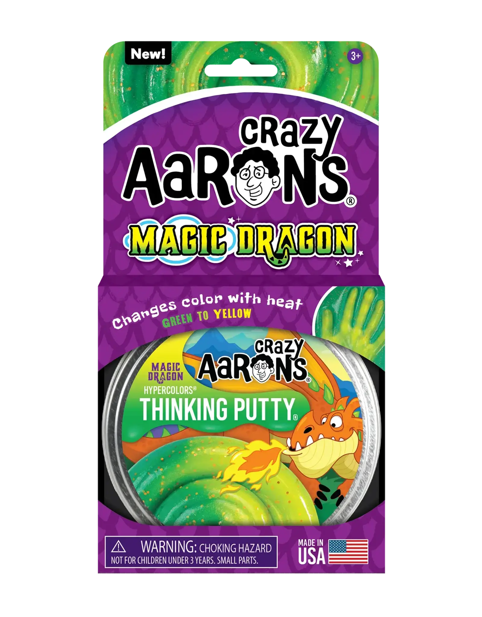 Crazy Aaron's Putty World Full Size Tin: Magic Dragon