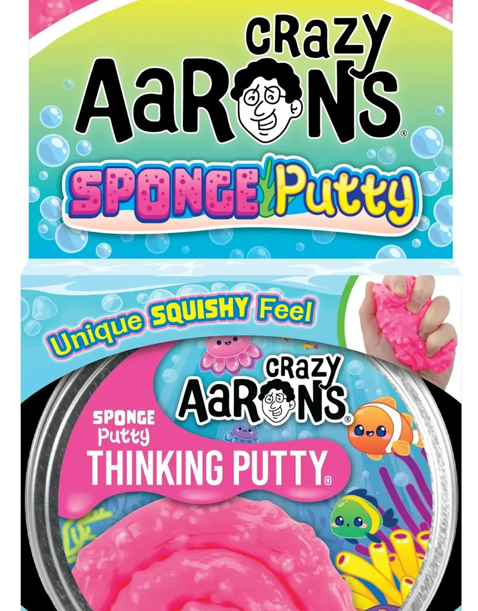 Crazy Aaron's Putty World 4" Tin: Sponge Putty