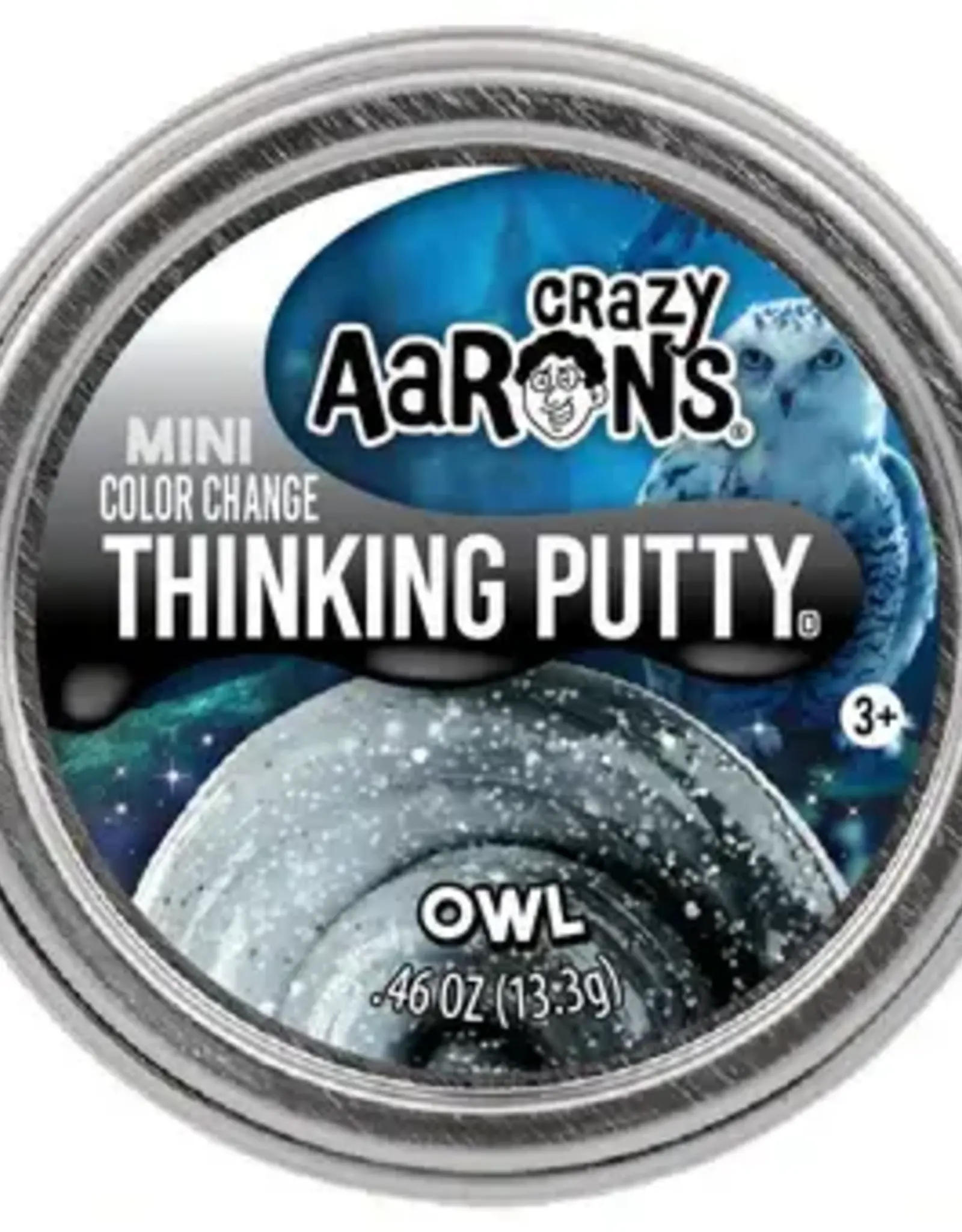 Crazy Aaron's Putty World Mini Tin: Owl