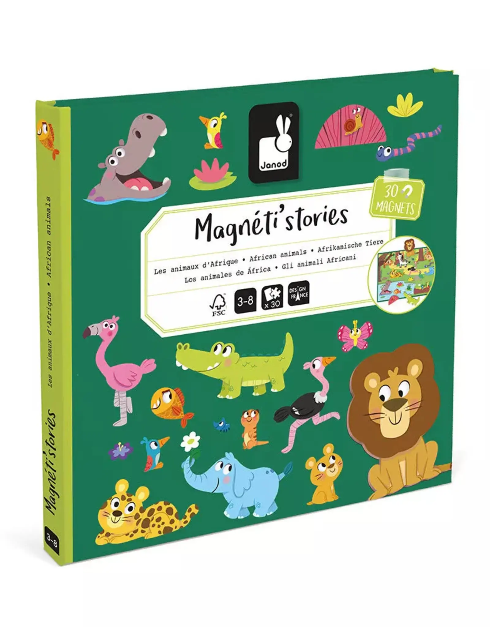 Janod Magnetistories  African Animals