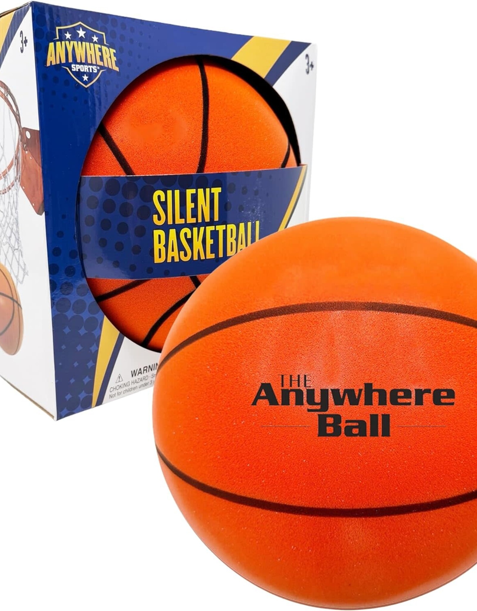 Thin Air Brands Anywhere Ball Silent Basketball 9.5"