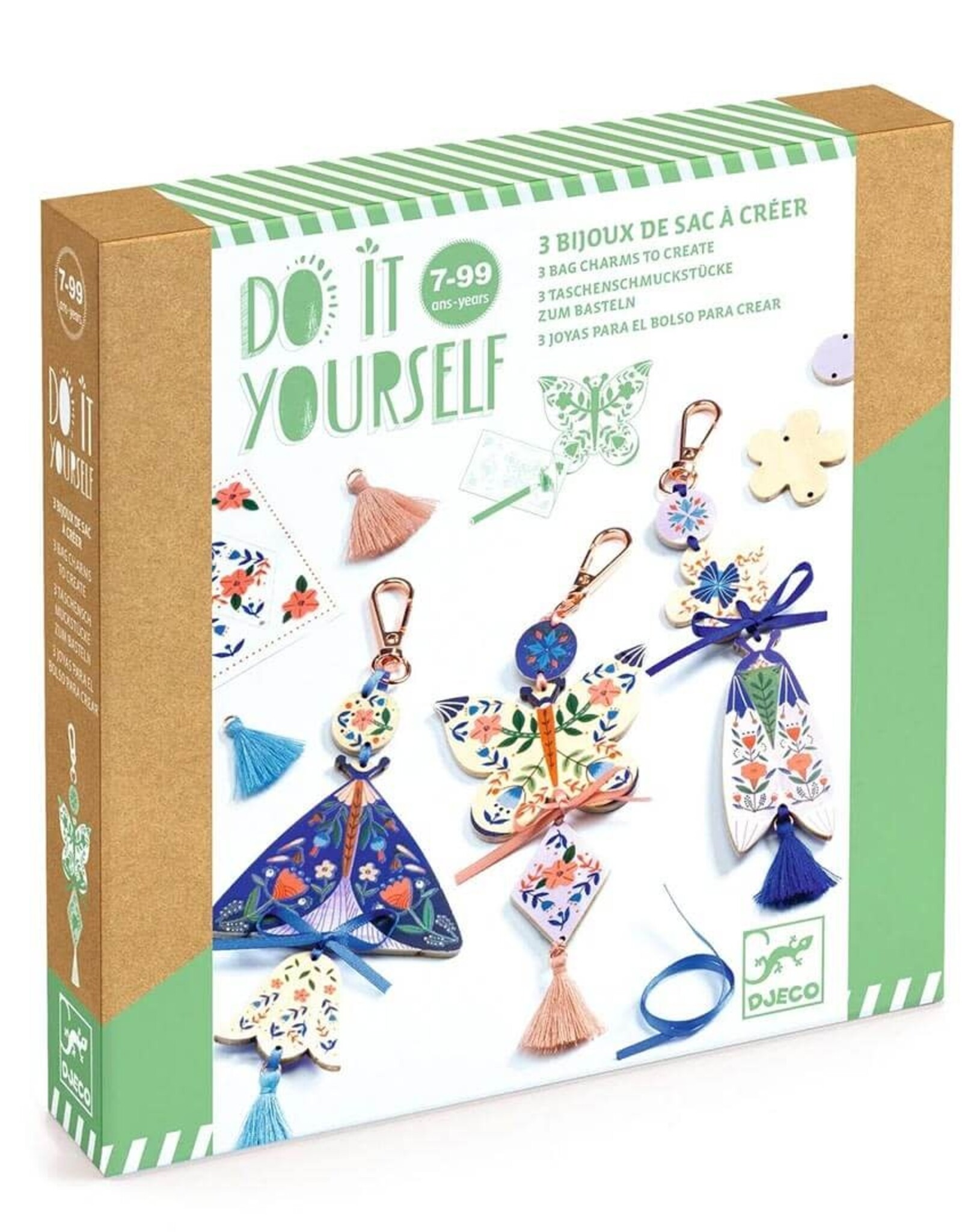 Djeco DIY Butterflies Keychain