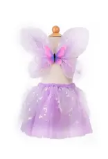 Creative Education Flutter Butterfly Skirt & Wings, Purple,  Size 4-6