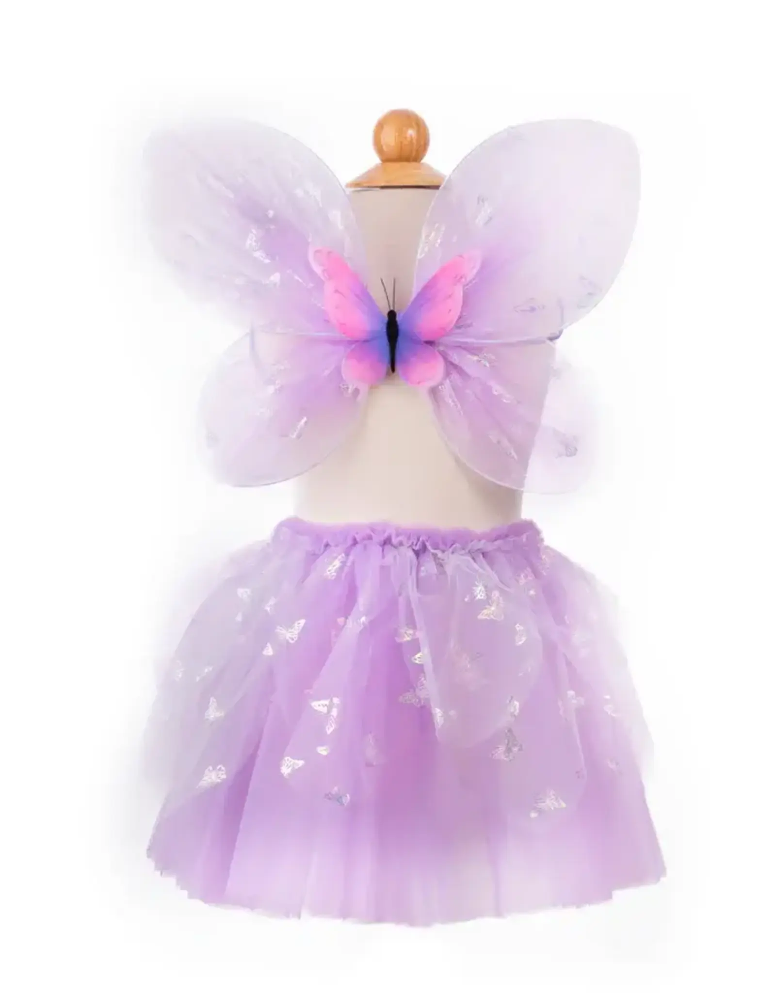 Creative Education Flutter Butterfly Skirt & Wings, Purple,  Size 4-6