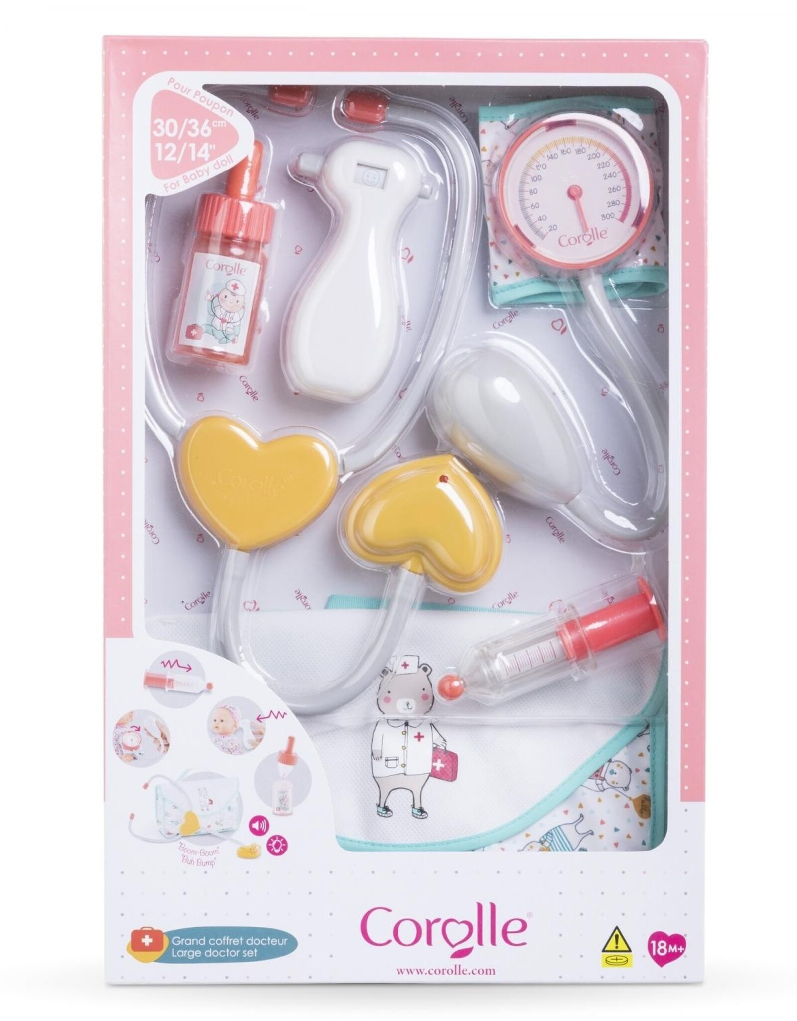 Corolle BB12" & 14" Large Doctor Set