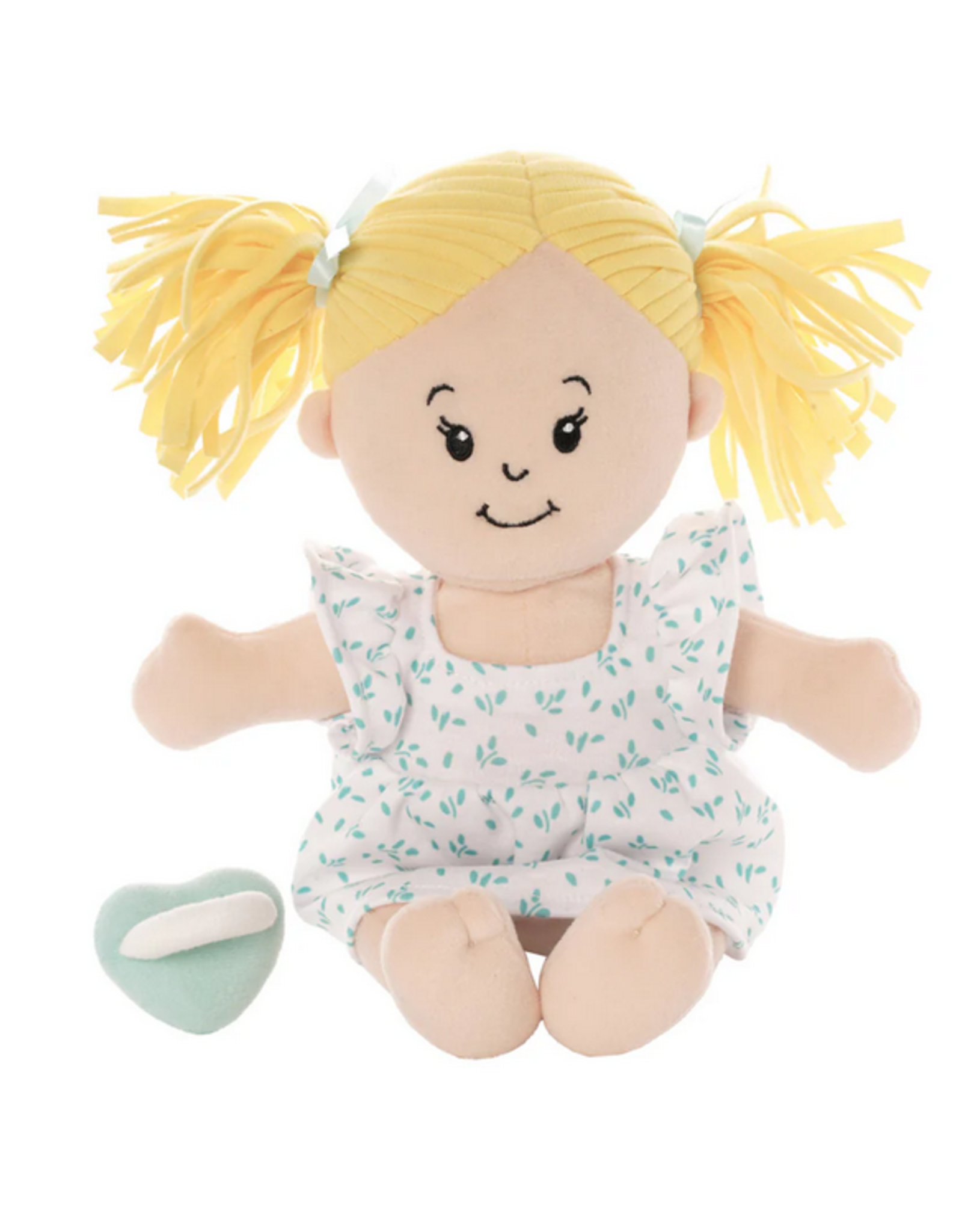 The Manhattan Toy Company Love, Stella Peach Doll with Blonde Pigtails