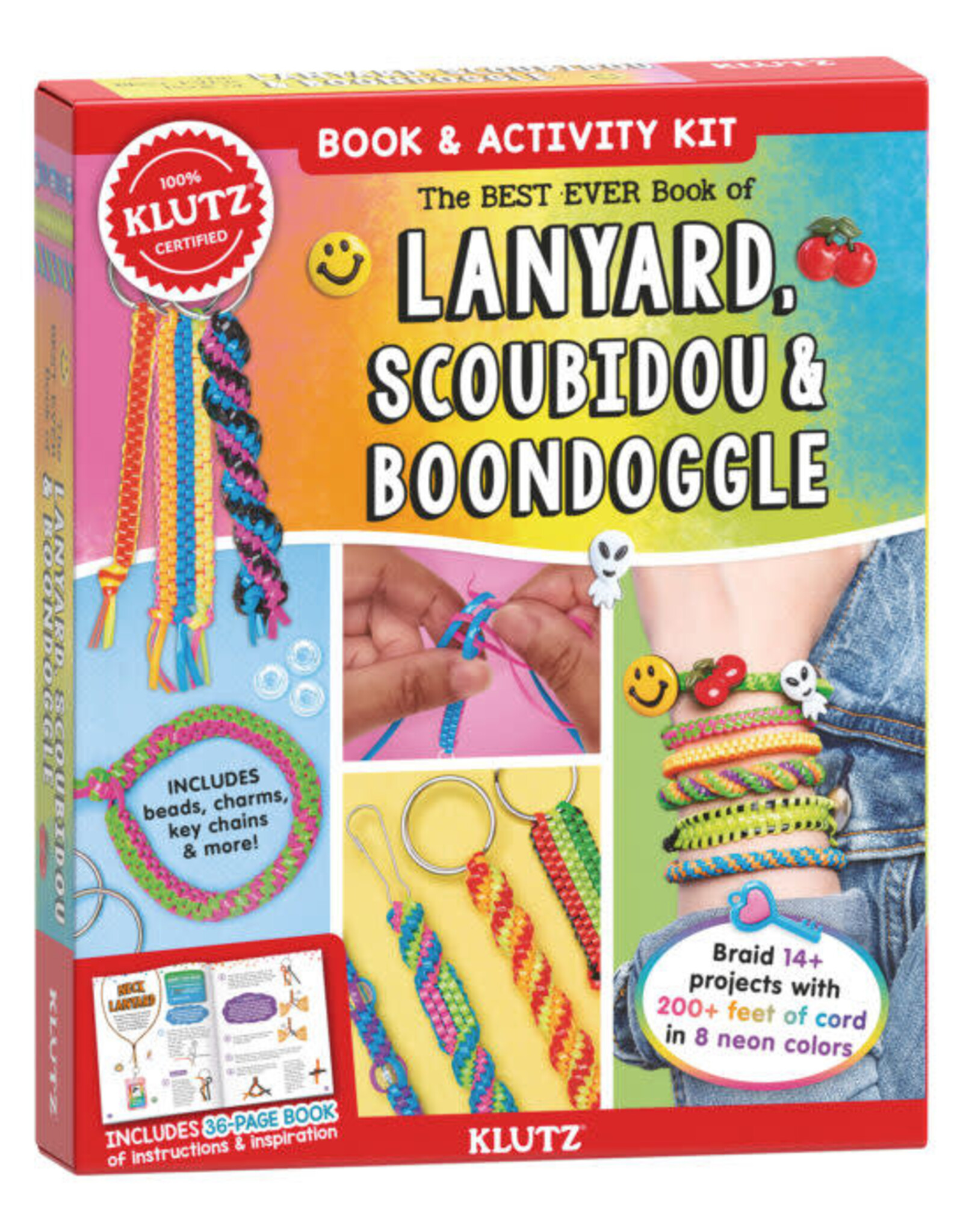 Klutz The Best Ever Book of Lanyard, Scoubidou, and Boondoggle
