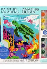 Bright Stripes Paint By Numbers: Amazing Ocean