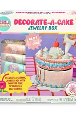 Bright Stripes Decorate a Cake Jewelry Box