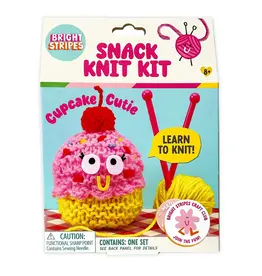 Bright Stripes Snack Knit Kit: Cupcake Cutie