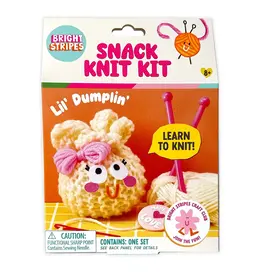 Bright Stripes Snack Knit Kit:  Lil' Dumpling