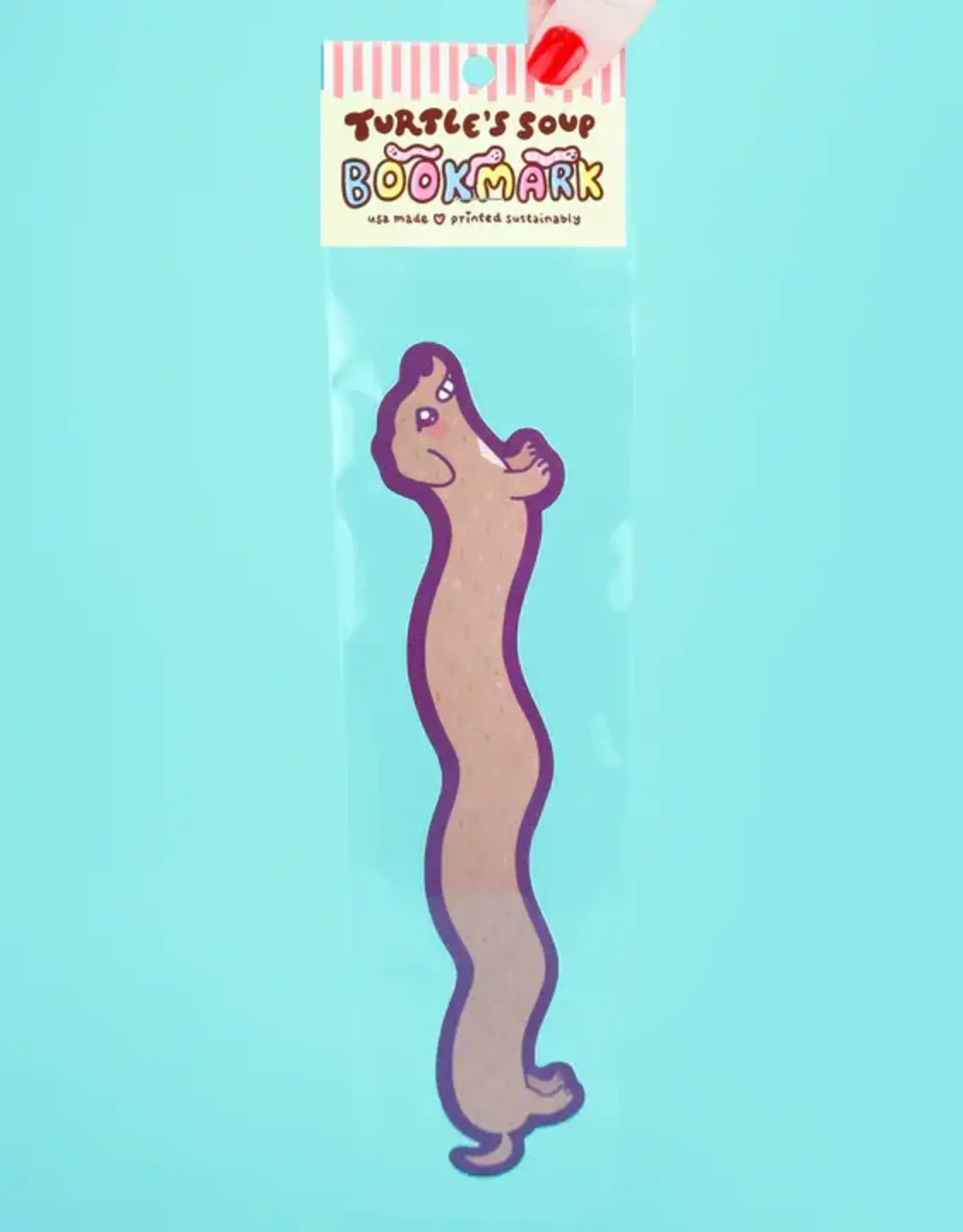 Turtle Soup Bookmark: Weenie Dog