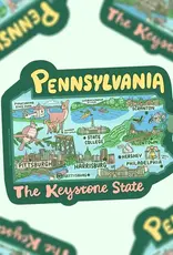 Turtle Soup Vinyl Sticker: Pennsylvania