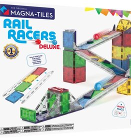 Magna-Tiles Magna-Tiles: Rail Racers Deluxe, 90pcs