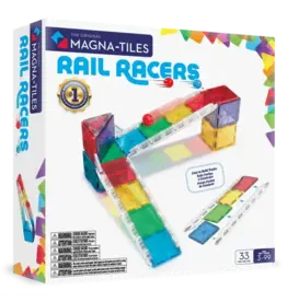 Magna-Tiles Magna-Tiles: Rail Racers , 33pcs