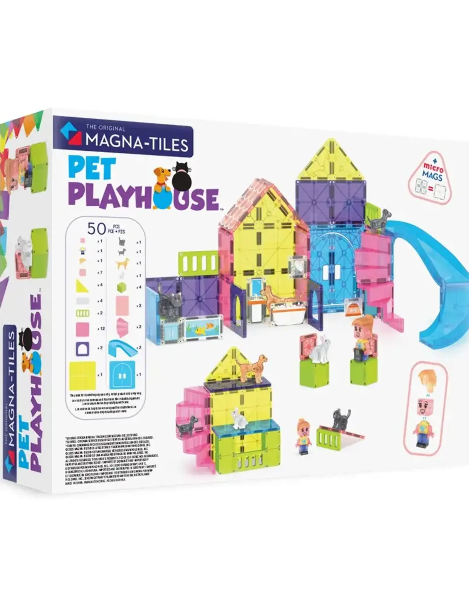 Magna-Tiles Magna-Tiles: Pet Playhouse, 50pcs