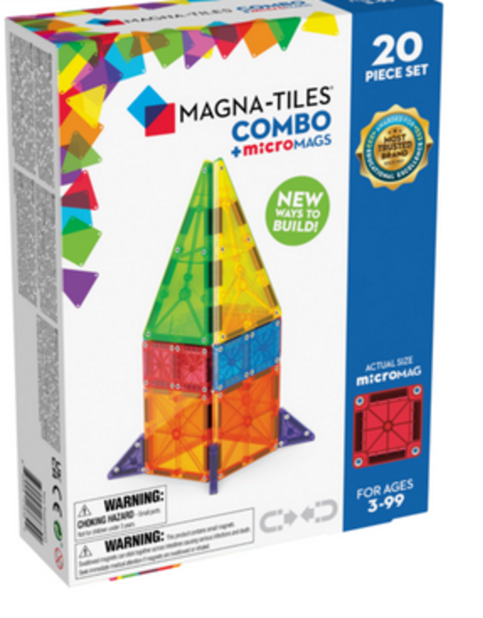 Magna-Tiles Magna-Tiles: Combo 20-Piece Set