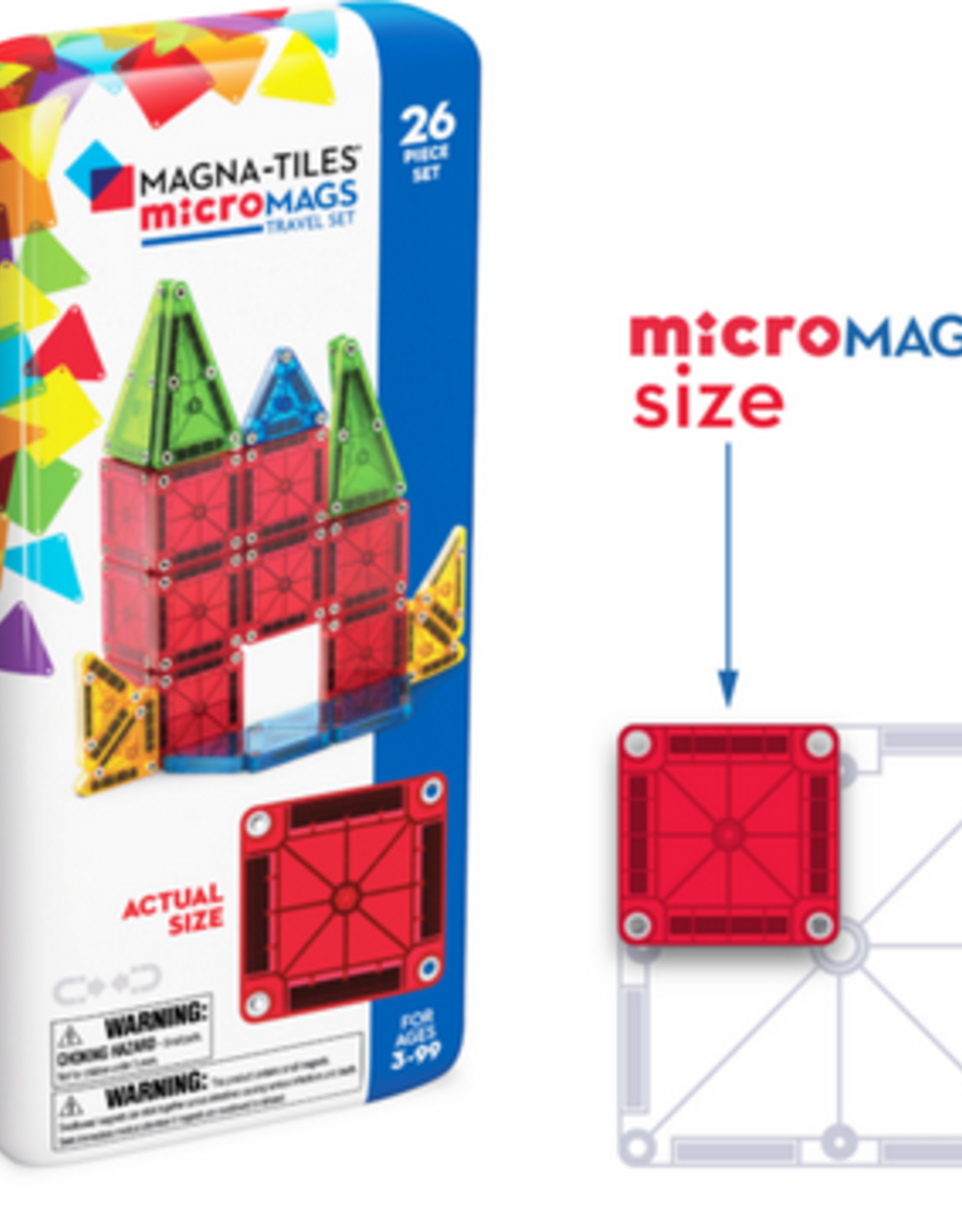 Magna-Tiles microMAGS 26-Piece Travel Set