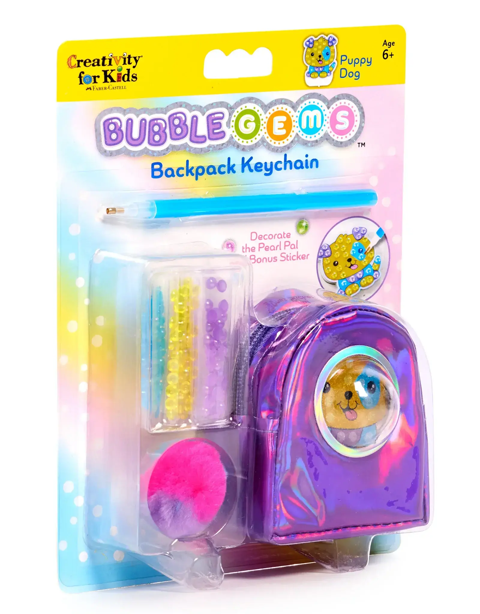 Faber-Castell Bubble Gems:  Key Chain Puppy  Dog