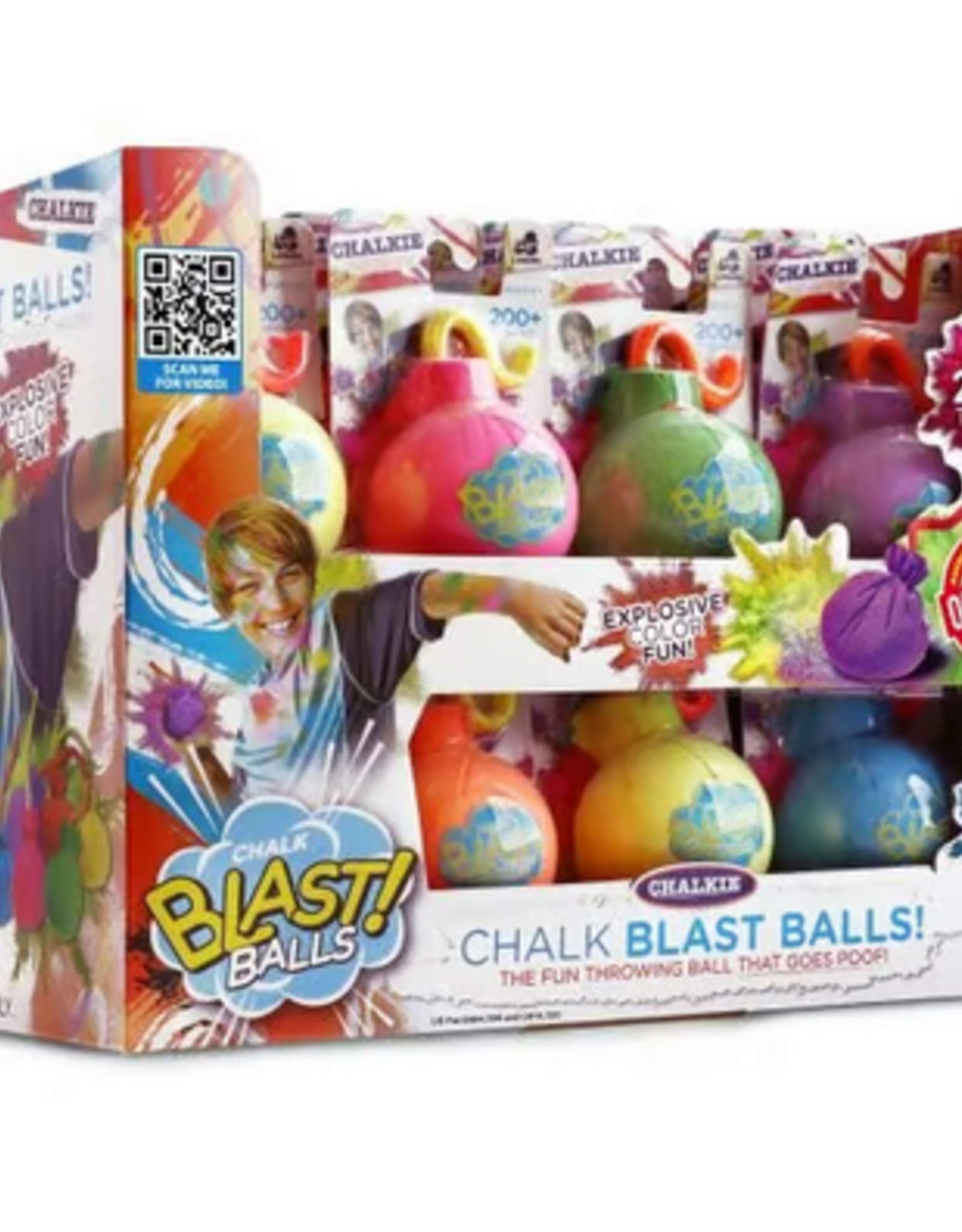 US Toy Chalkie Mini Blast Balls