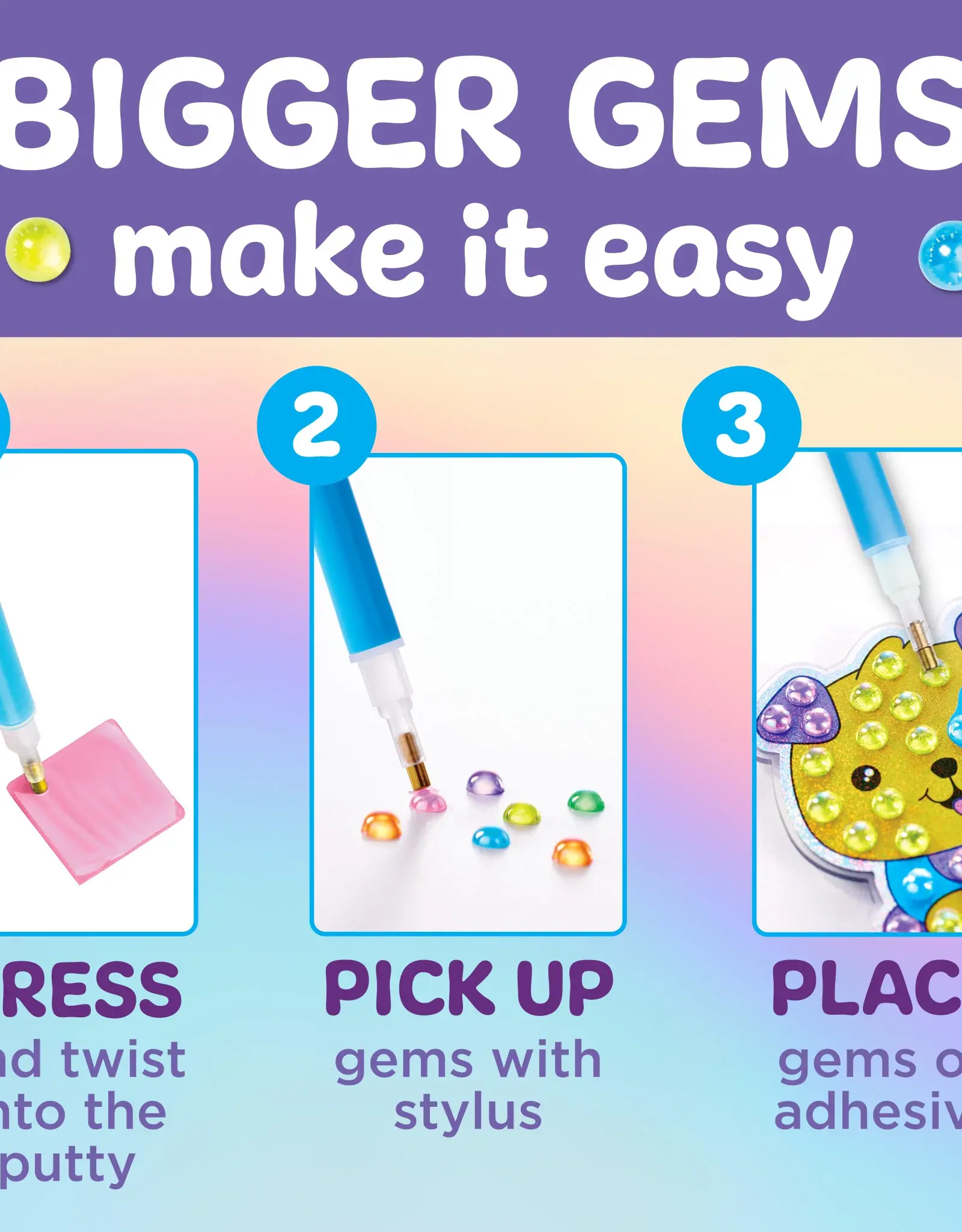 Faber-Castell Bubble Gems:  Key Chain Puppy  Dog