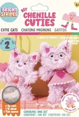 Bright Stripes DIY Chenille Cuties: Cutie Cats