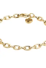 High IntenCity Charm It: Gold Chain Bracelet