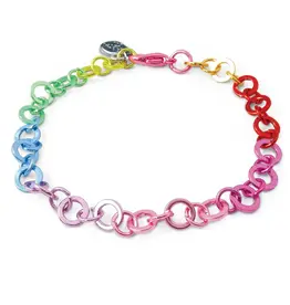 High IntenCity Charm It: Rainbow Chain Bracelet