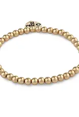 High IntenCity Charm It: Gold Bead Bracelet