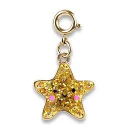 High IntenCity Charm It: Gold Glitter Starfish Charm