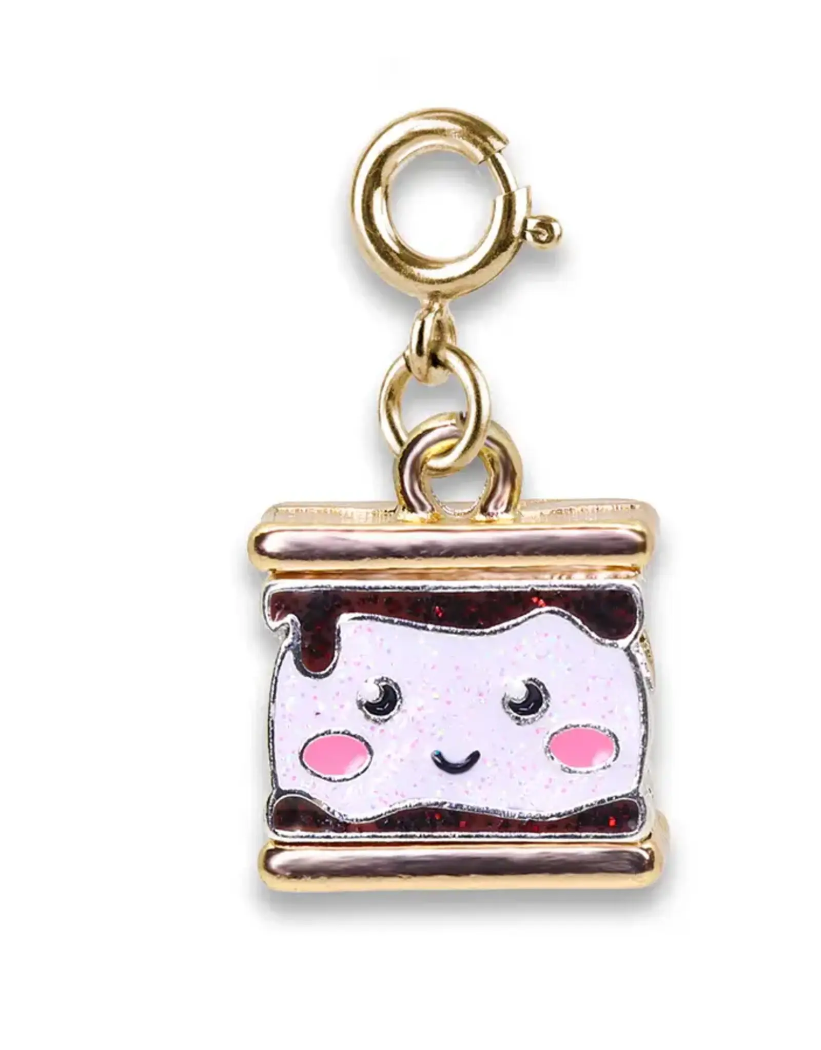 High IntenCity Charm It: Gold Glitter S'mores Charm