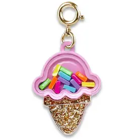 High IntenCity Charm It: Gold Ice Cream Cone Shaker Charm