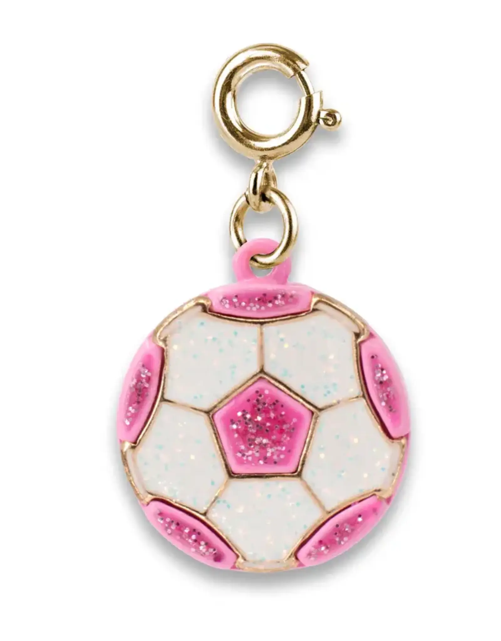 High IntenCity Charm It: Gold Glitter Soccer Ball Charm
