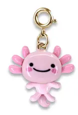 High IntenCity Charm It:  Gold Swivel Axolotl Charm