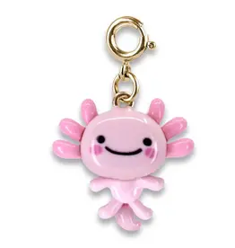 High IntenCity Charm It:  Gold Swivel Axolotl Charm
