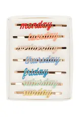 Meri Meri Enamel Week Day Hair Slides