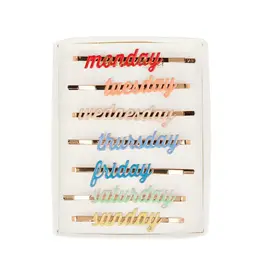 Meri Meri Enamel Week Day Hair Slides
