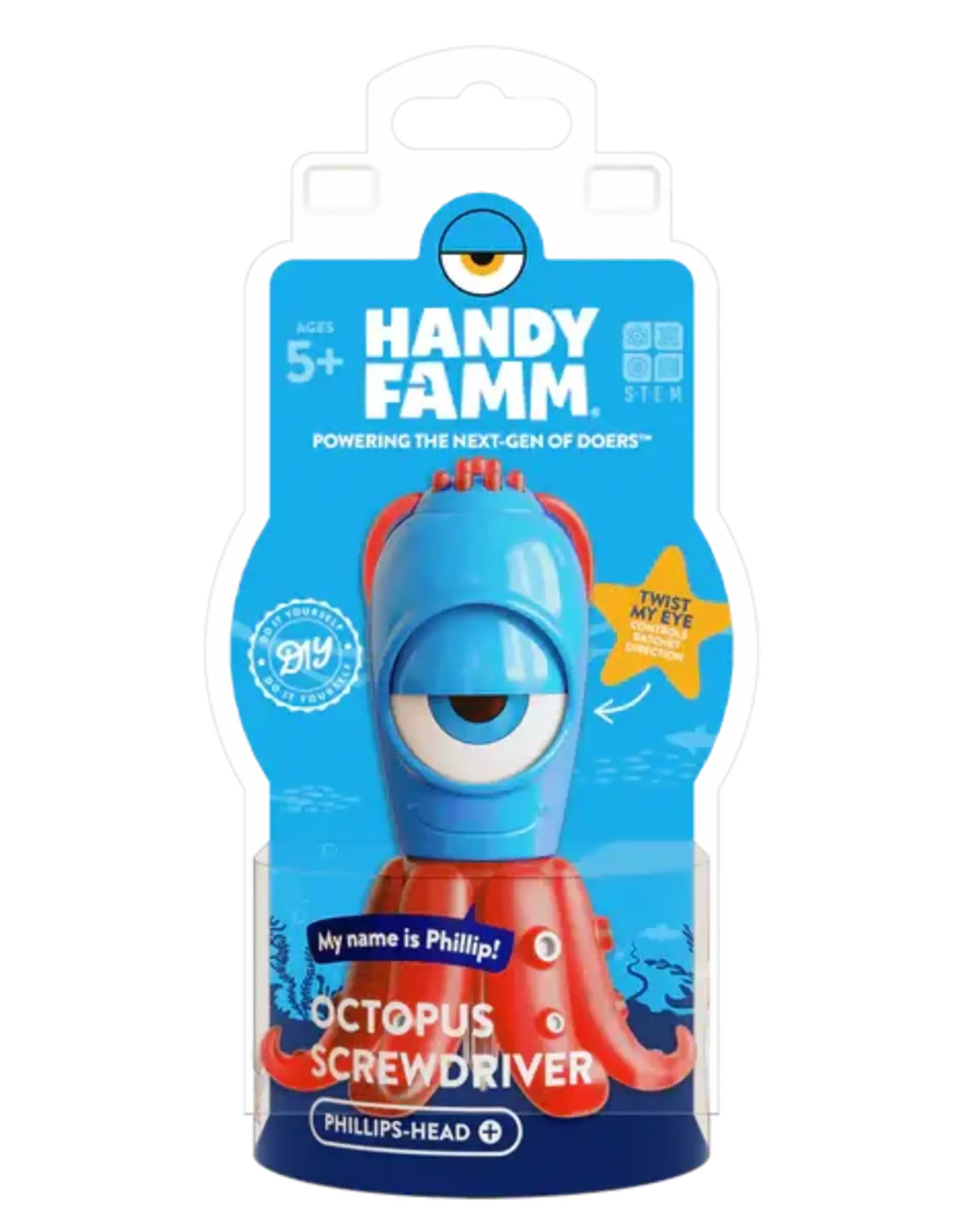 Handy Famm Blue Octopus Phillips Screwdriver